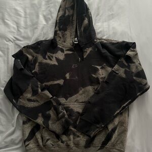 WOMENS bleach hoodies with slits on arms